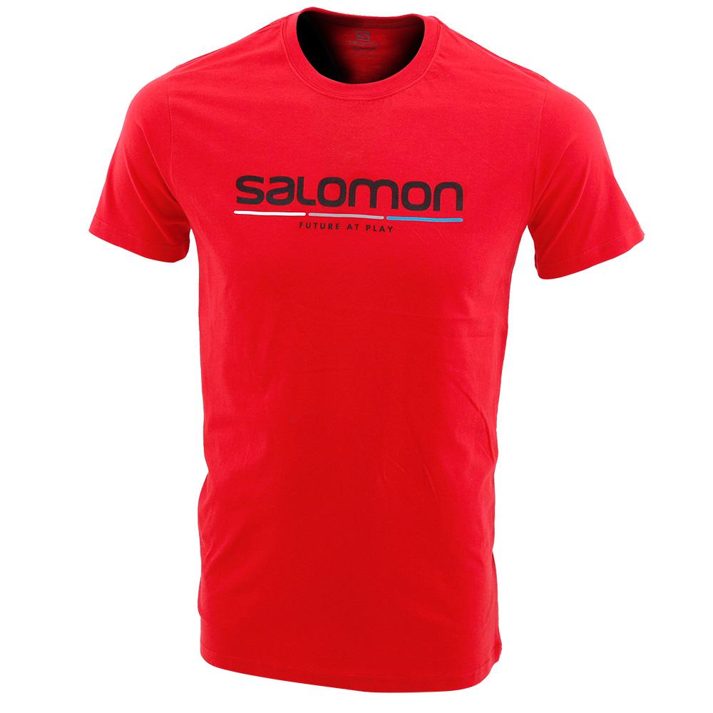 Salomon Israel NEW RACE SS M - Mens T shirts - Red (YDBO-48501)